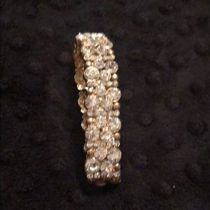 Stretchy Sparkling Gold Bracelet